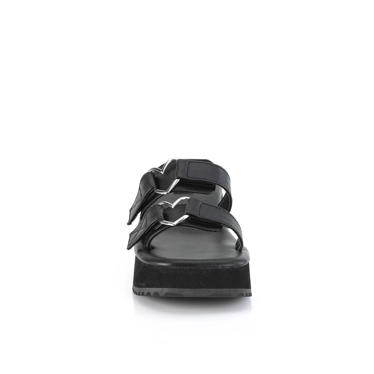 2 Inch Platform FLIP-12 Black Pu