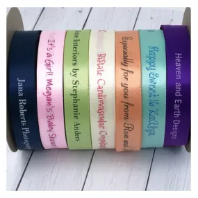 5/8 Custom Printed Satin Ribbon | Small Volume