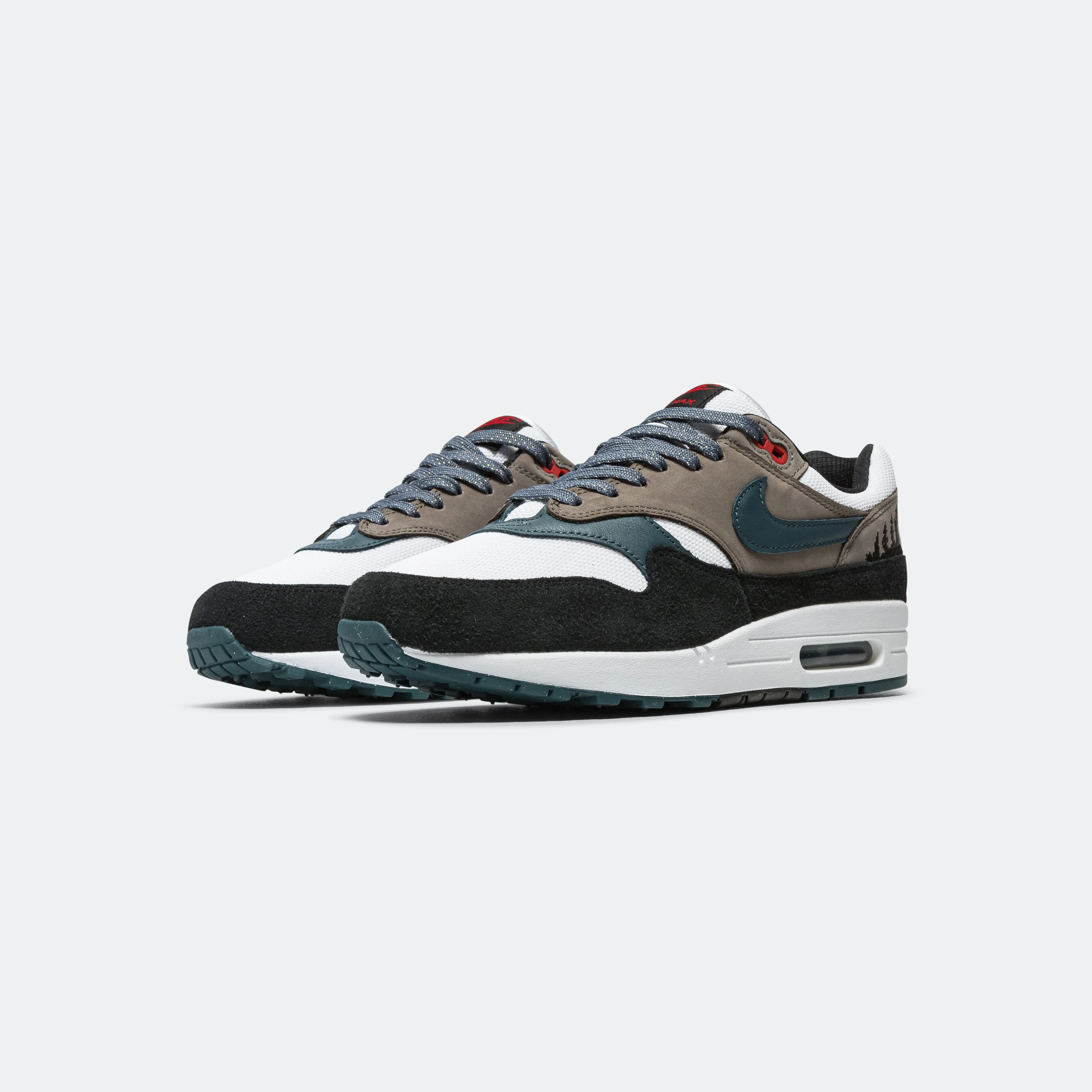 Air Max 1 PRM - White/Slate Blue-Black