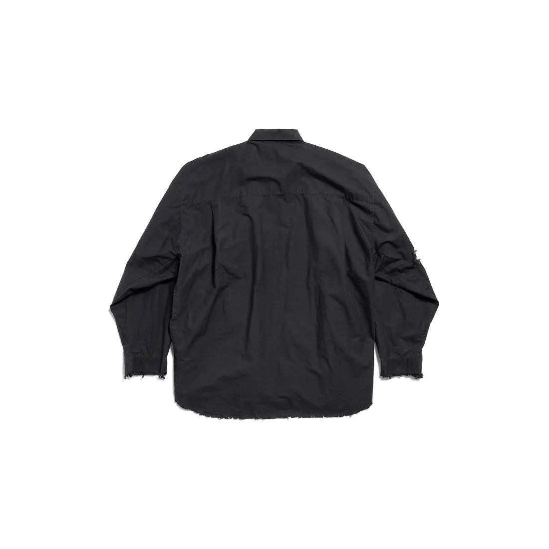 BALENCIAGA  |Men's Unity Sports Icon Layered Shirt Oversized in Black