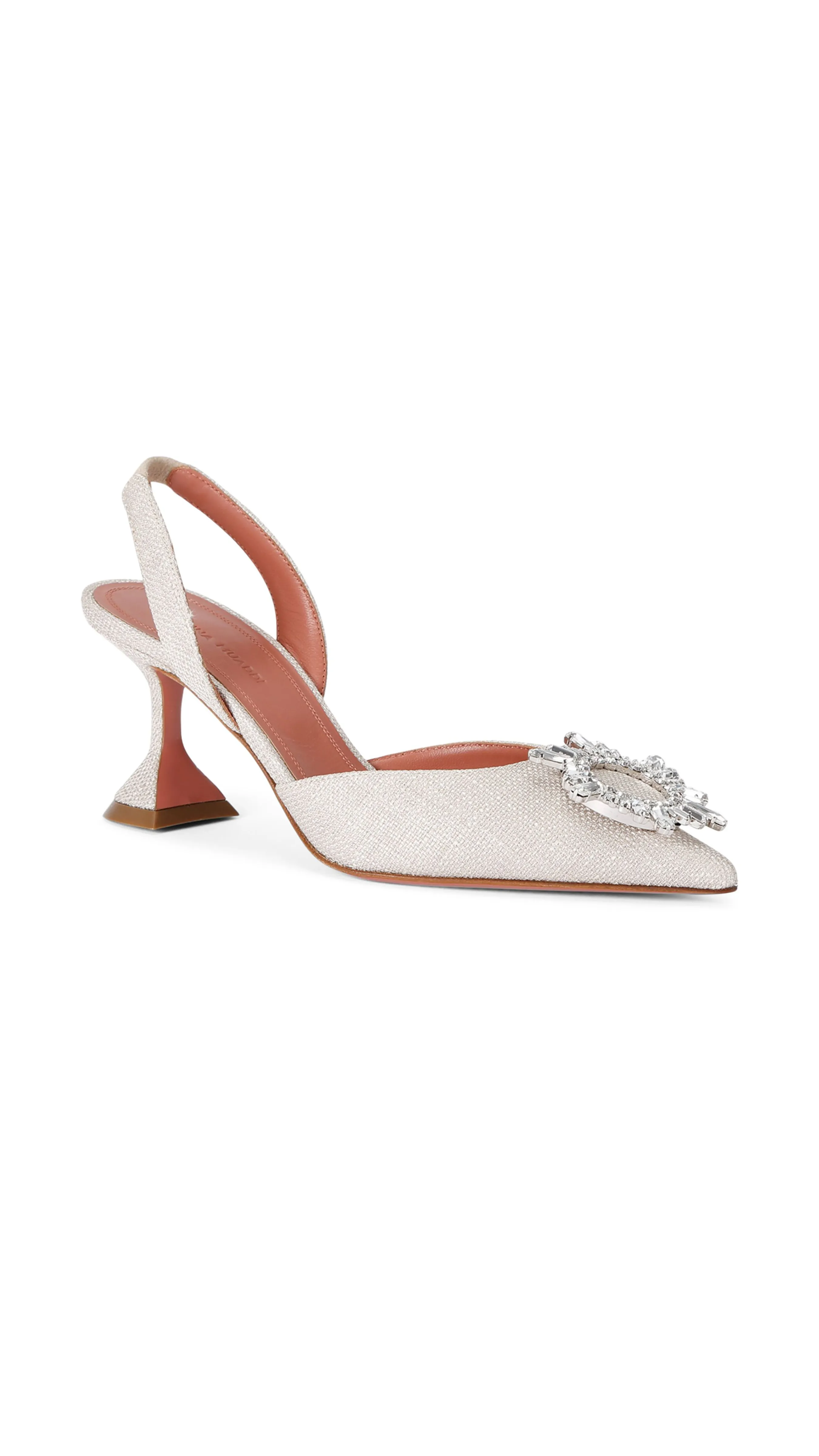 Begum Slingback in Canvas - Beige