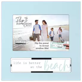 Better at The Beach Flip 4 x 6 Photo Frame