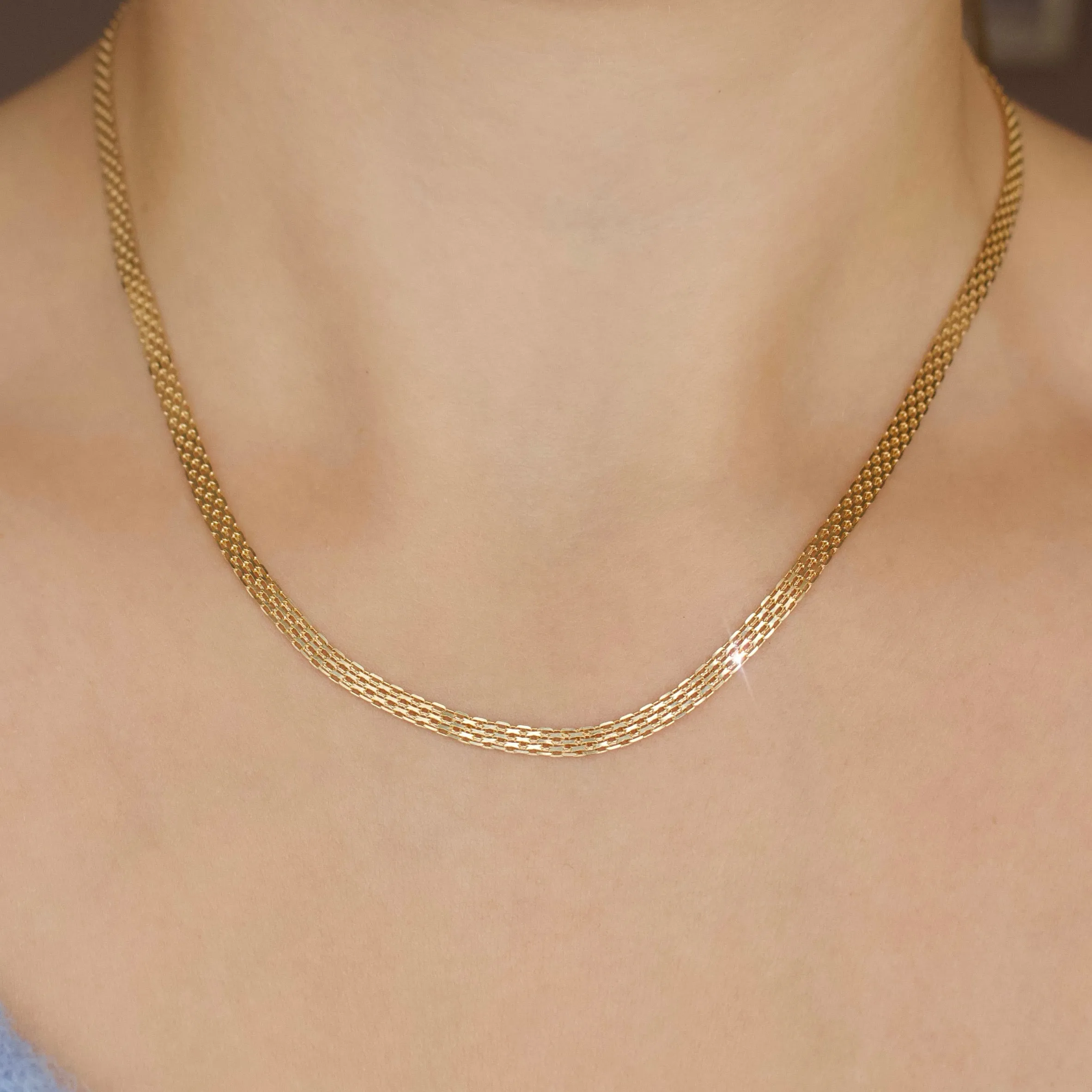 Braided Bismark Chain Necklace