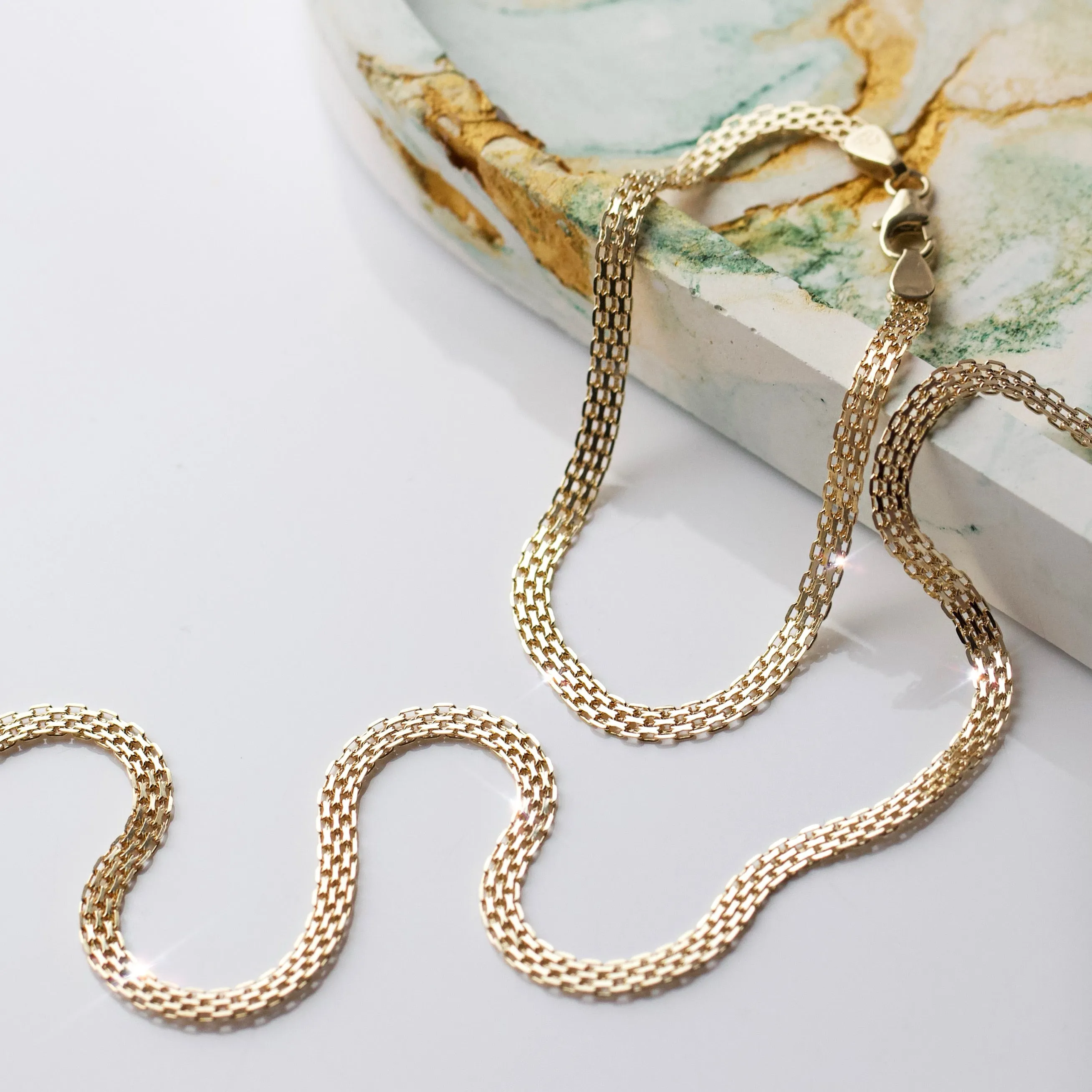 Braided Bismark Chain Necklace