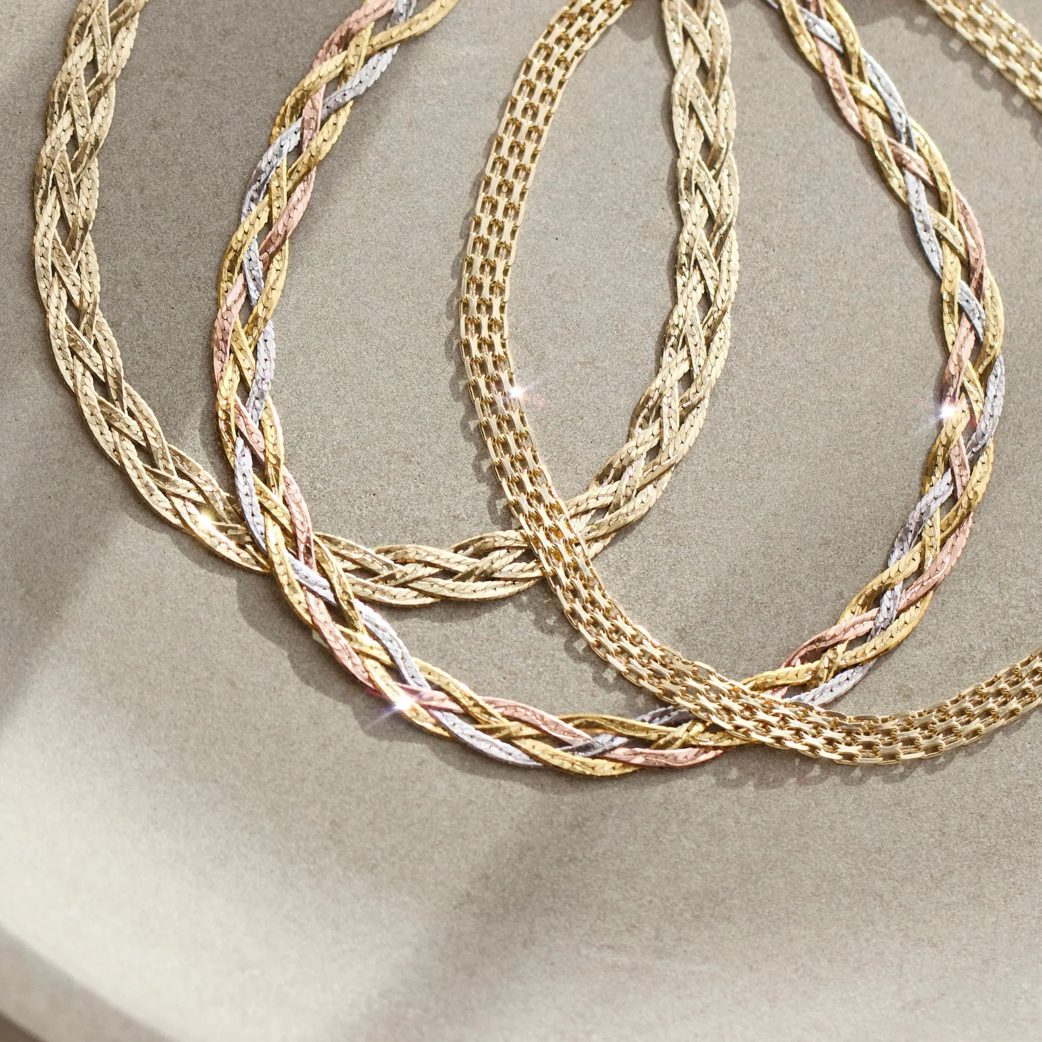 Braided Bismark Chain Necklace