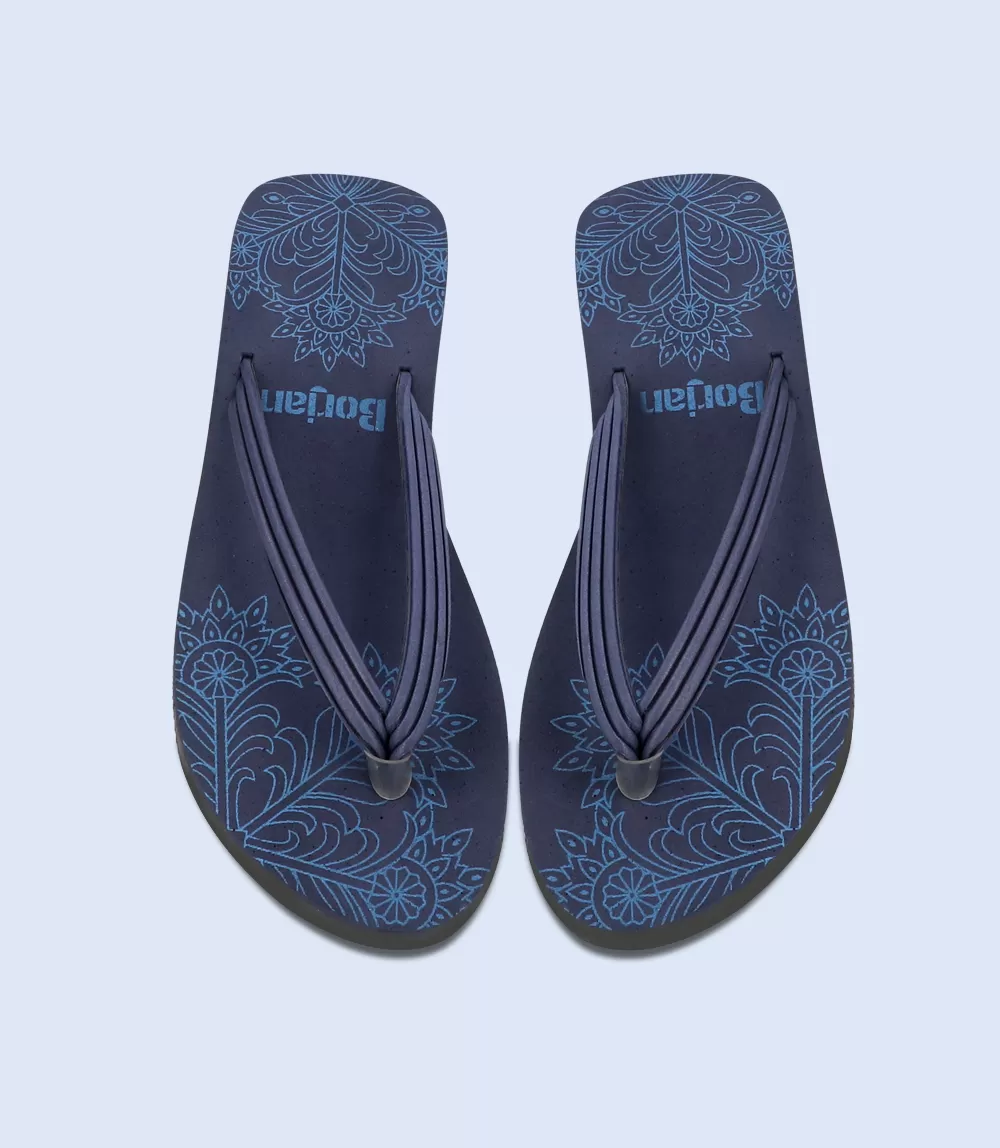 BW9277-NAVY-Women Flipflop