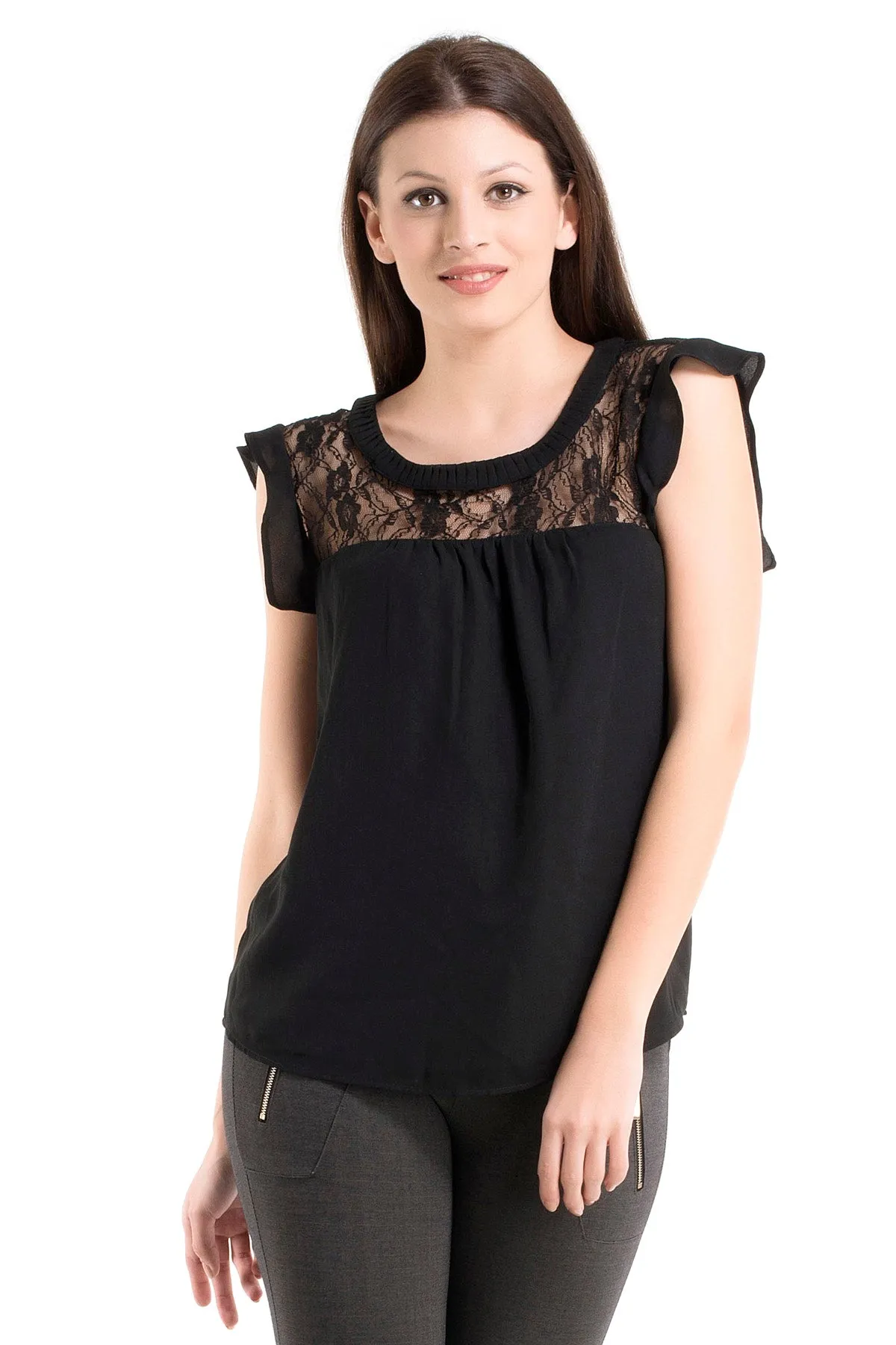 Cathrine Floral Lace Top