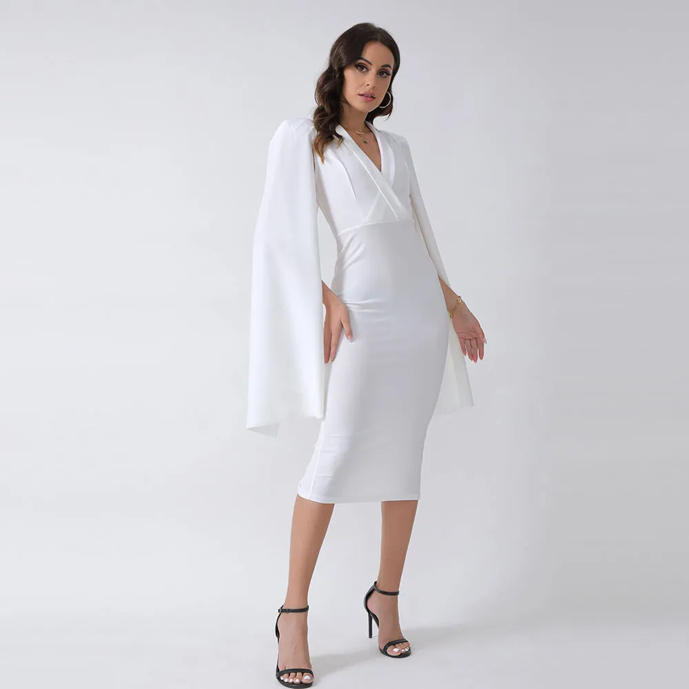 Ceres Curtain Sleeve Dress