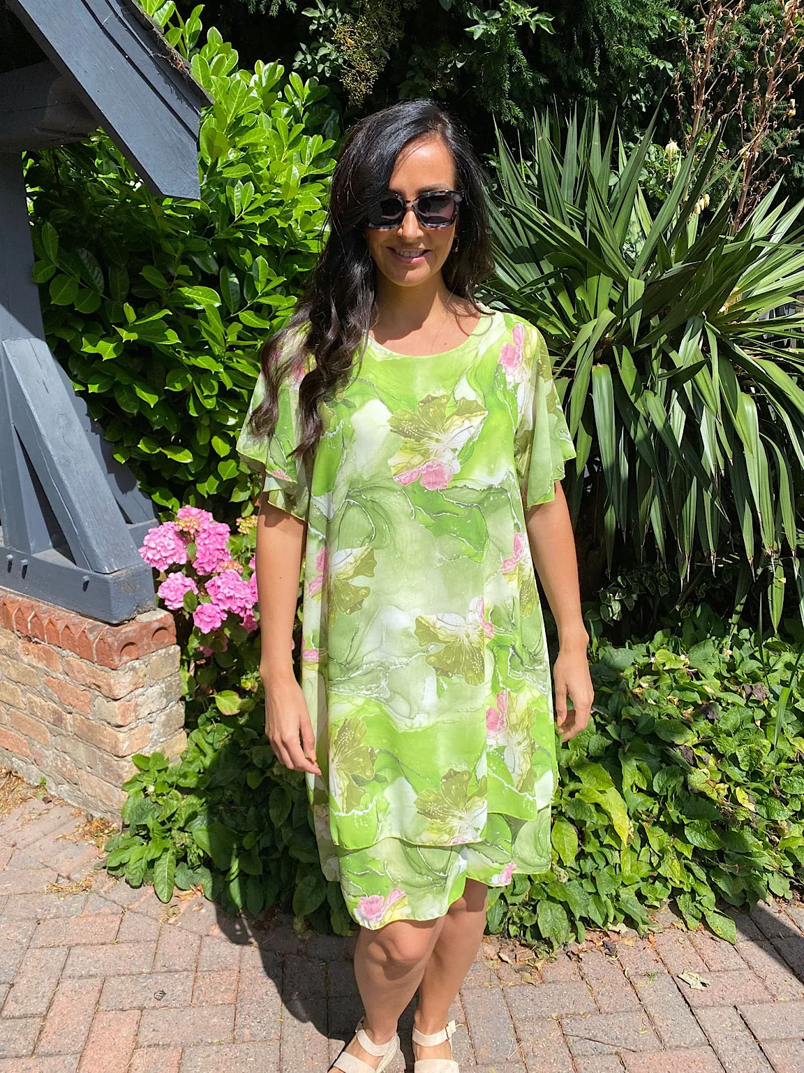 Chiffon Floral Dress Arlene