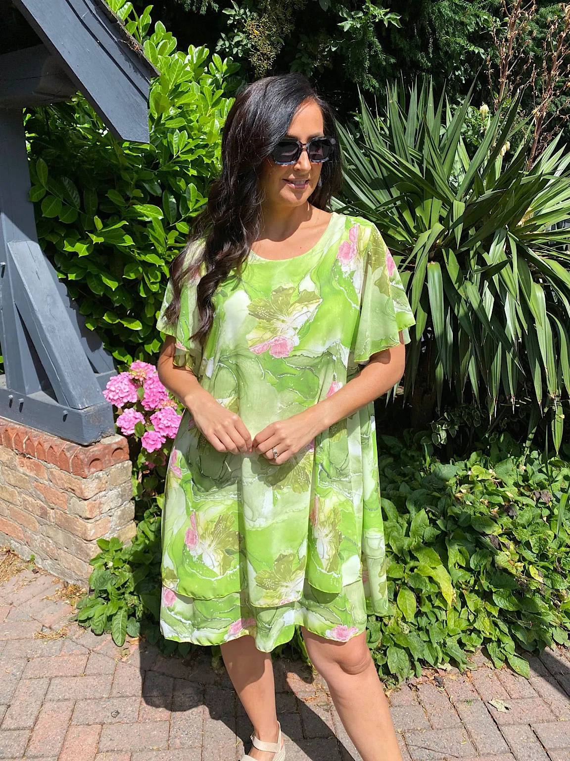 Chiffon Floral Dress Arlene