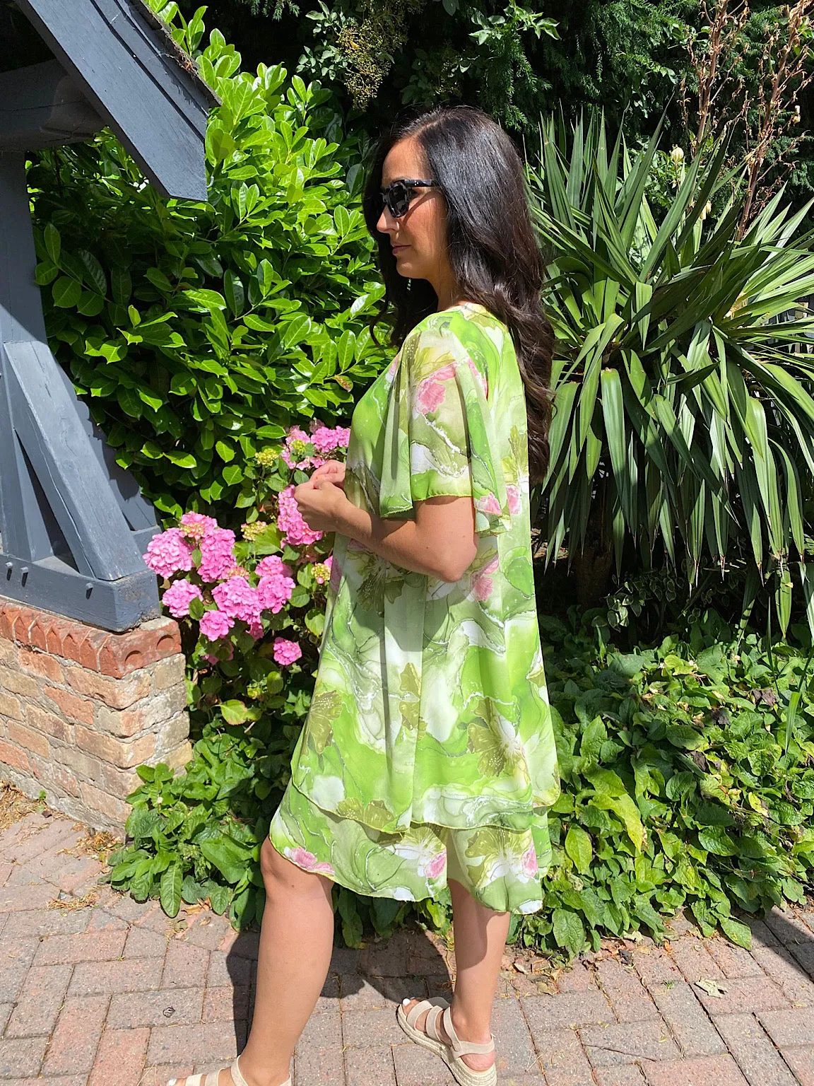 Chiffon Floral Dress Arlene