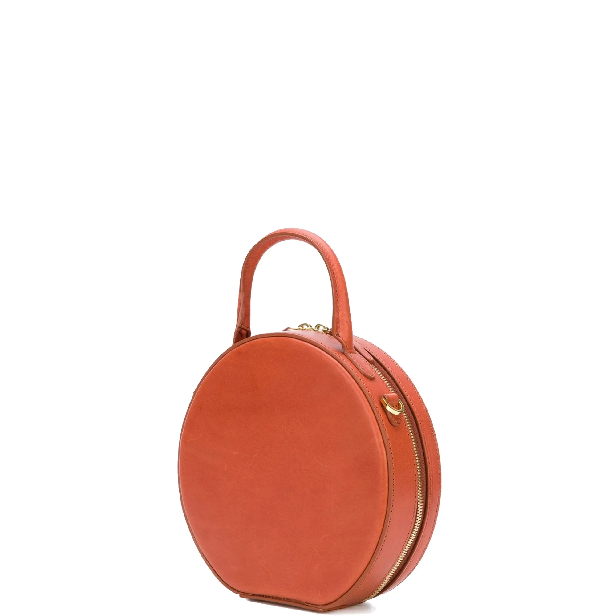 Circle Crossbody Vegetable Tanned, Brandy