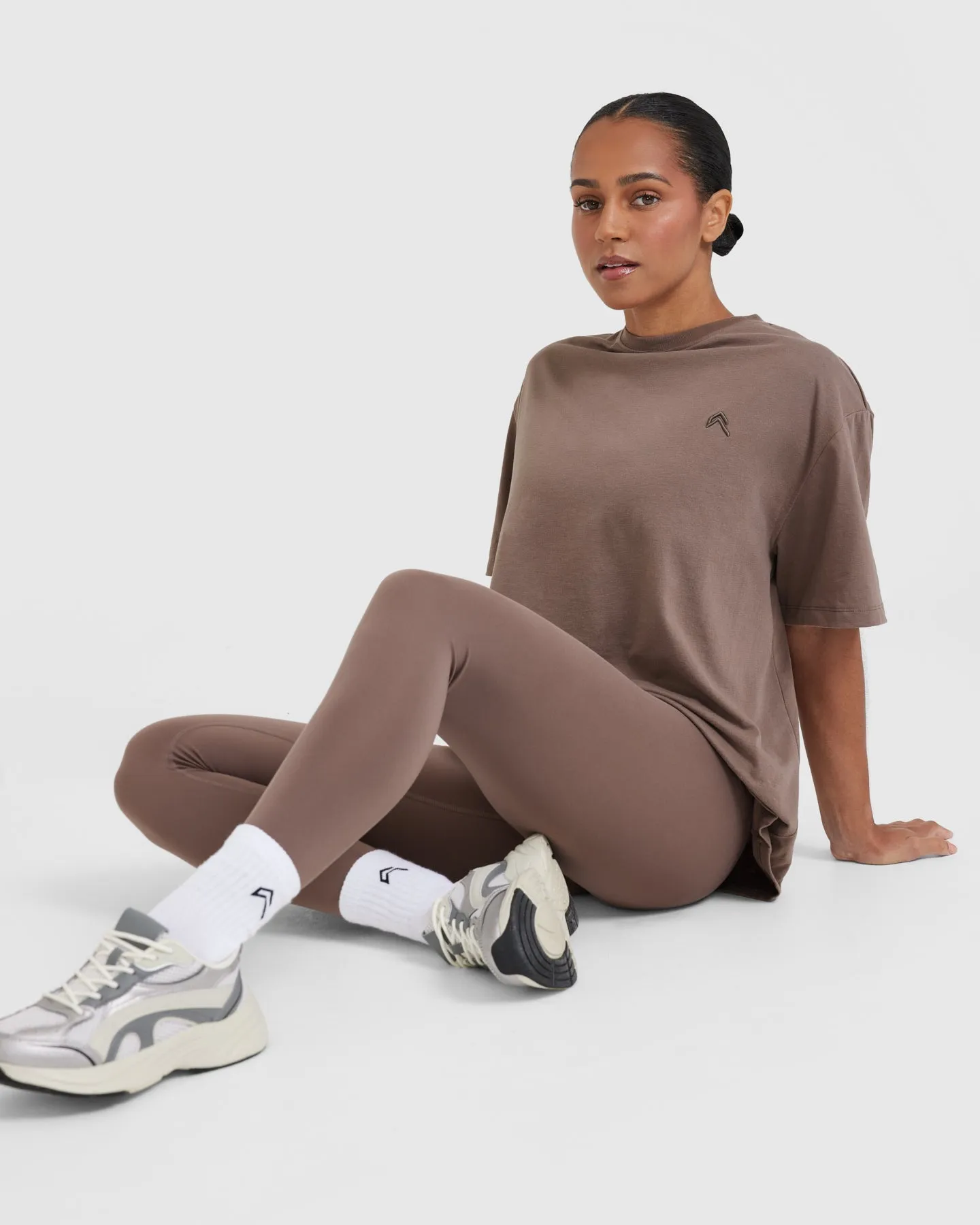 Classic Oversized Lightweight T-Shirt | Cool Brown