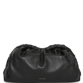 Cloud Clutch Lambskin, Black/Flamma