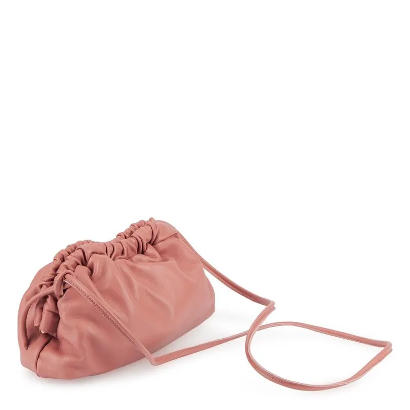 Cloud Clutch Mini Lambskin, Blush