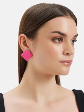 Color Pop Square Earrings