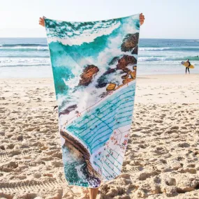 Destination Towels Icebergs Summer Sand Free Beach Towel