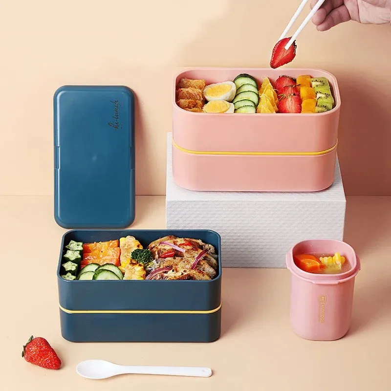 Double Layer Lunch Box - S4658896