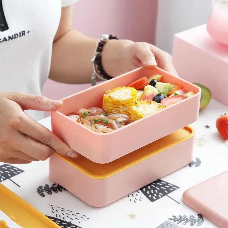 Double Layer Lunch Box - S4658896