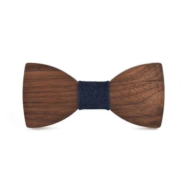 Fashion Men's Corbatas Business Party Gravitas Handmade Wooden Bow Ties