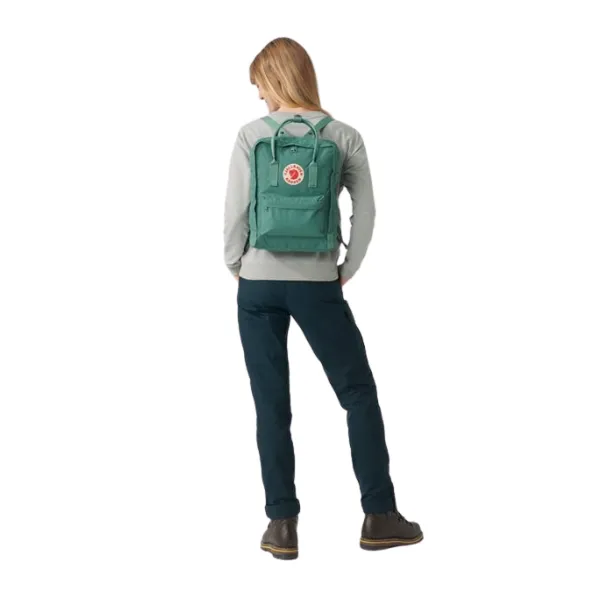 Fjallraven Kanken Backpack - Foliage Green/Peach Sand