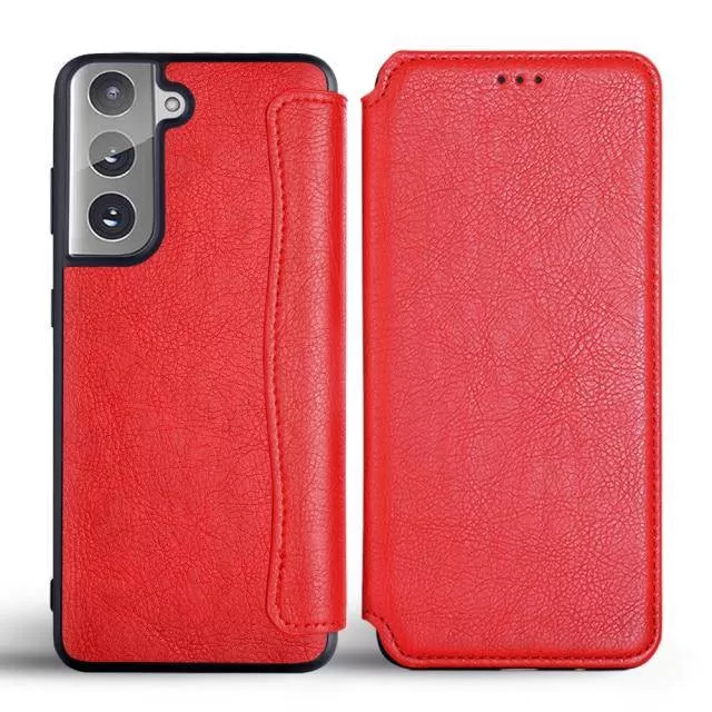 Flip Leather Case for Samsung Galaxy S21 Series