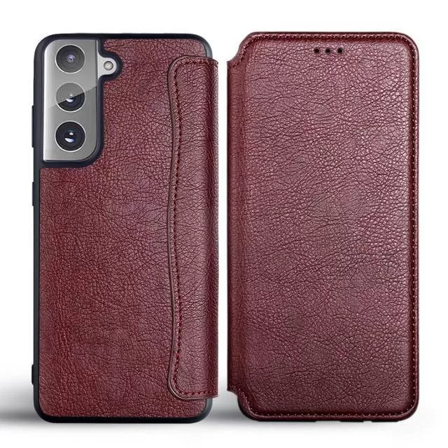 Flip Leather Case for Samsung Galaxy S21 Series