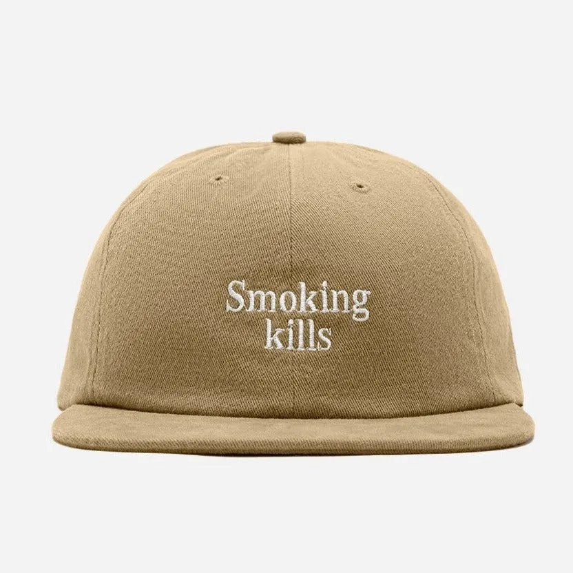 FR2 JAPAN Smoking Kills Embroidery Logo Cap Beige