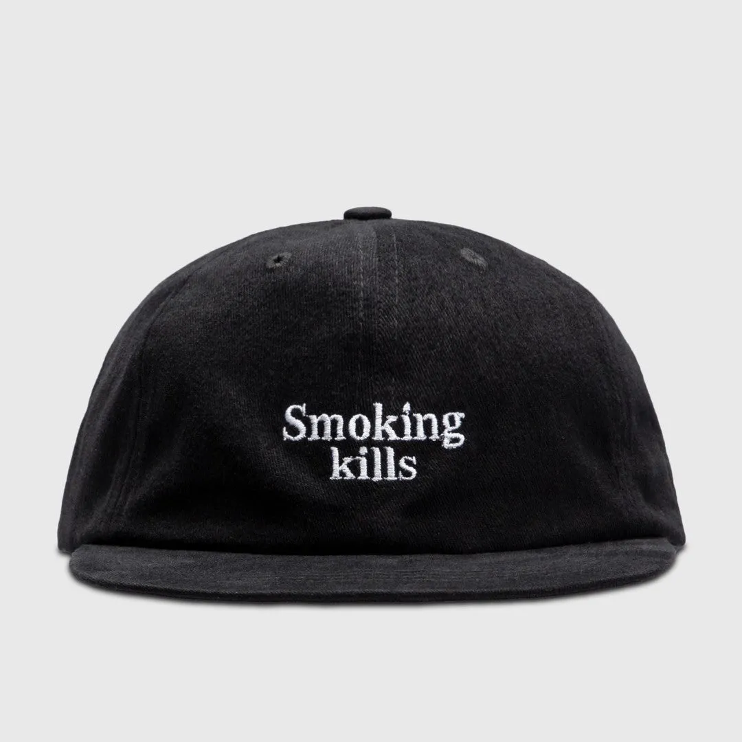 FR2 JAPAN Smoking Kills Embroidery Logo Cap Black