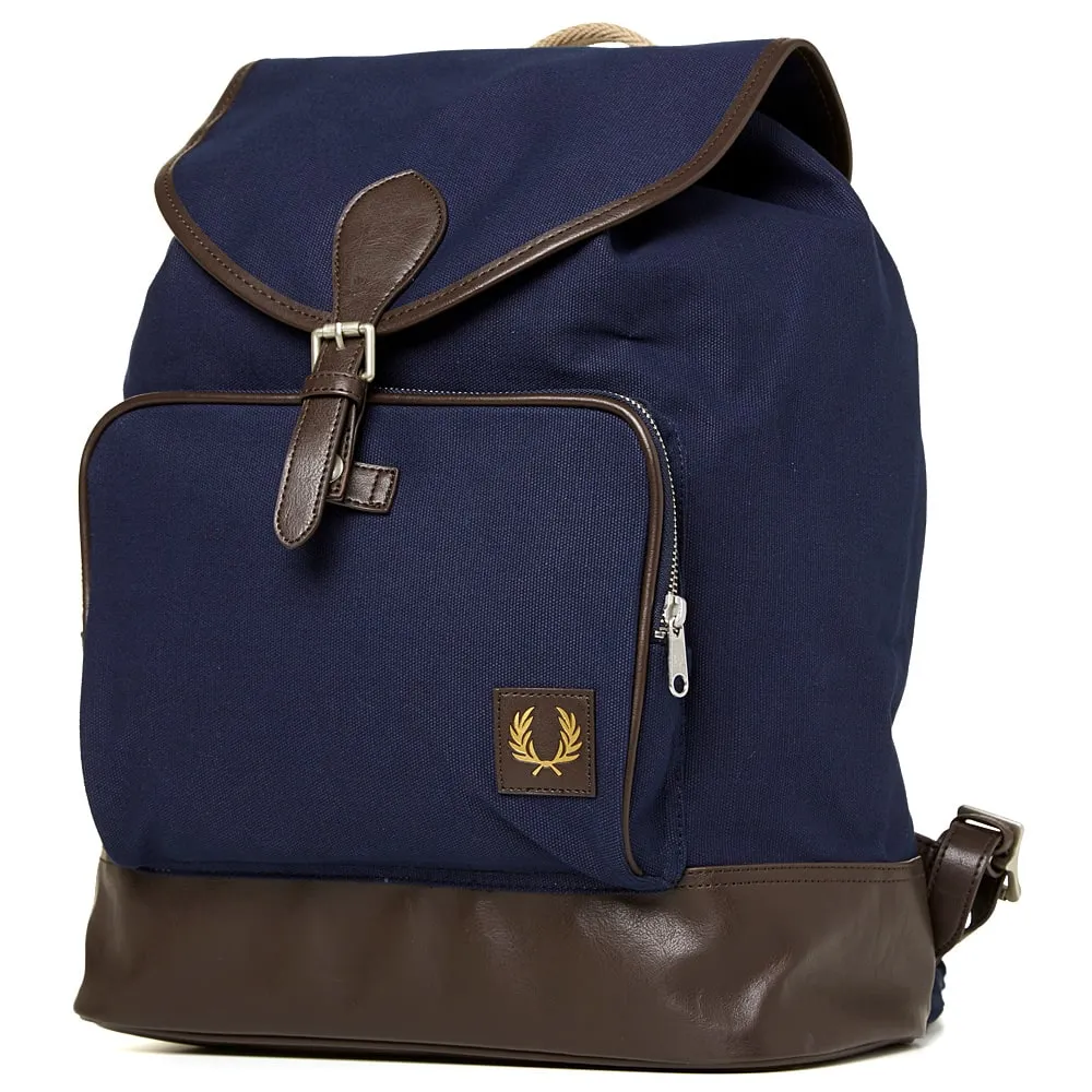 Fred Perry Classic Canvas RucksackCarbon Blue