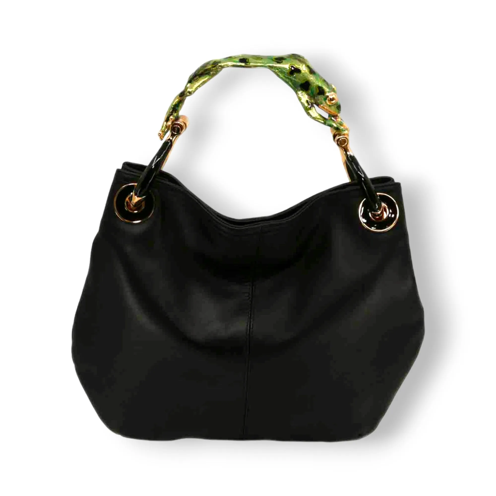 FROG SMALL BAG WITH BLACK NAPPA LEATHER