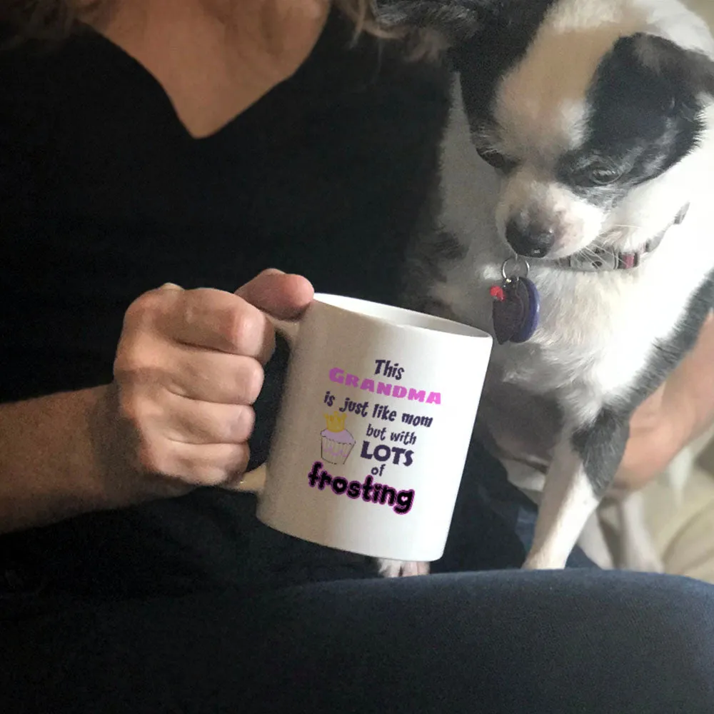 Grandma Frosting Personalized Ceramic Coffee Mug