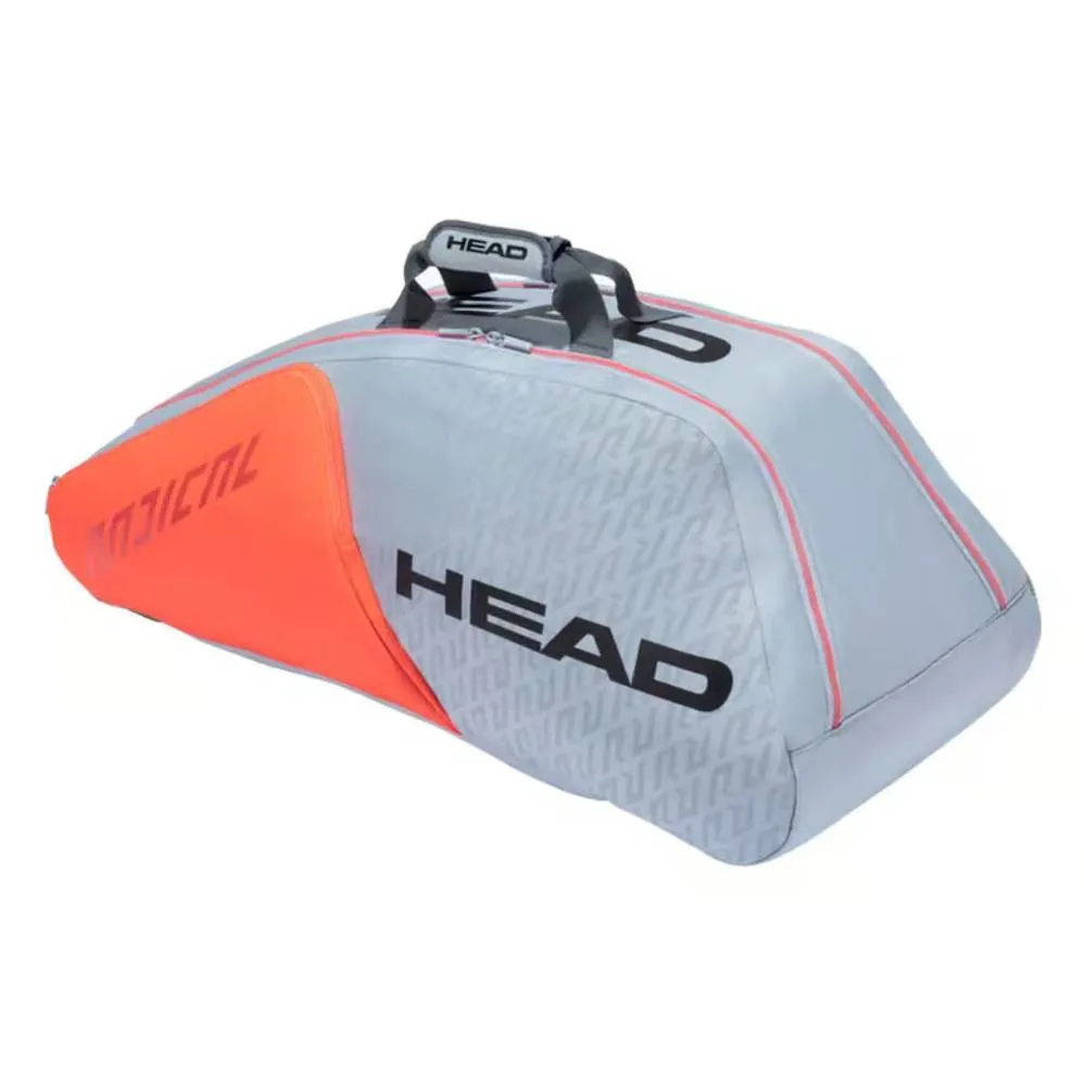 Head Radical 12R Monster Combi Tennis Kit Bag (Grey/Orange)