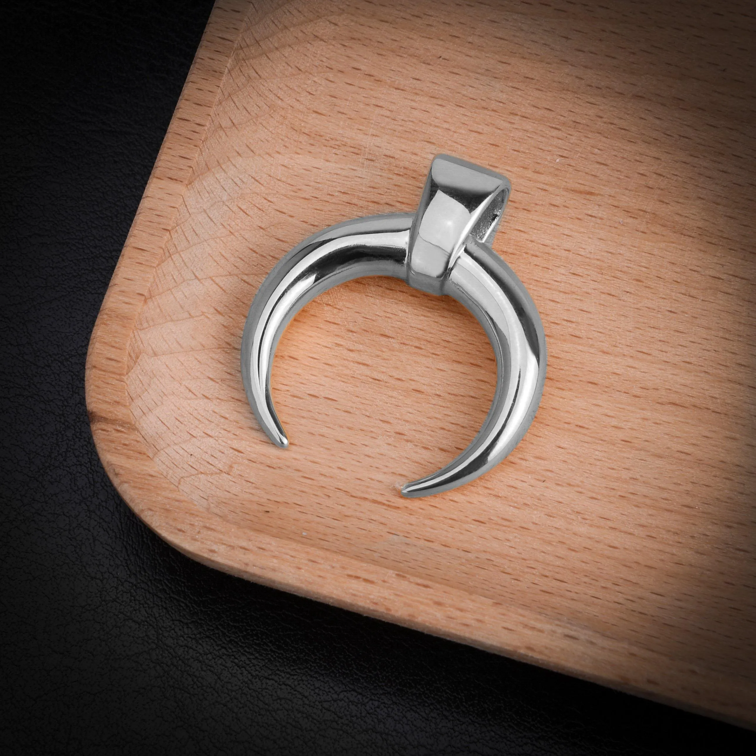 Horn Steel Pendant