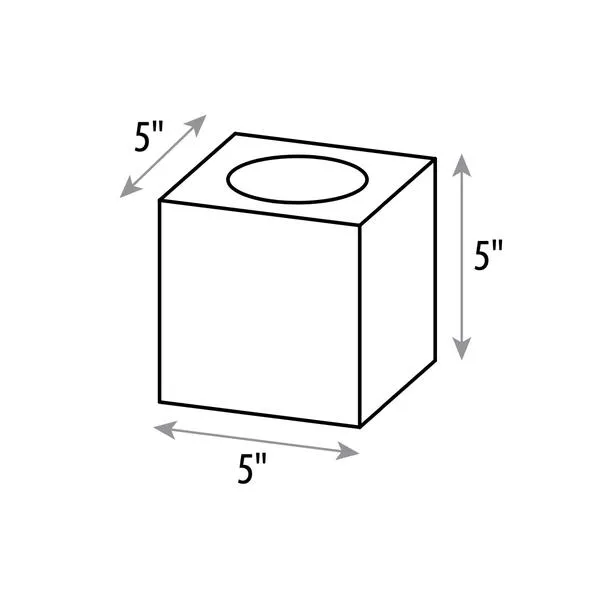 K Lawrence, Lightweight Concrete Candle Holders with Candle