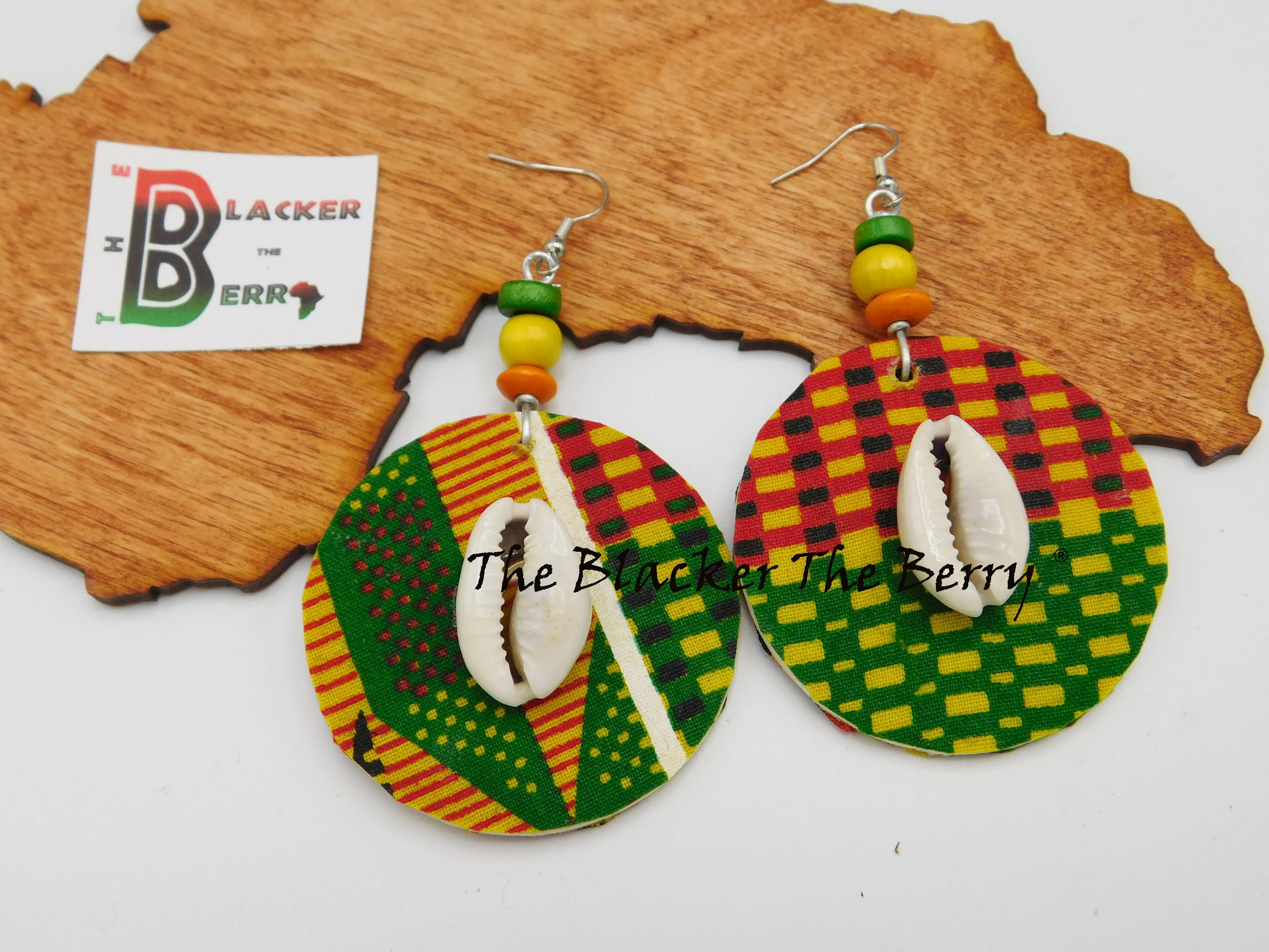 Kente Earrings Black Owned Business