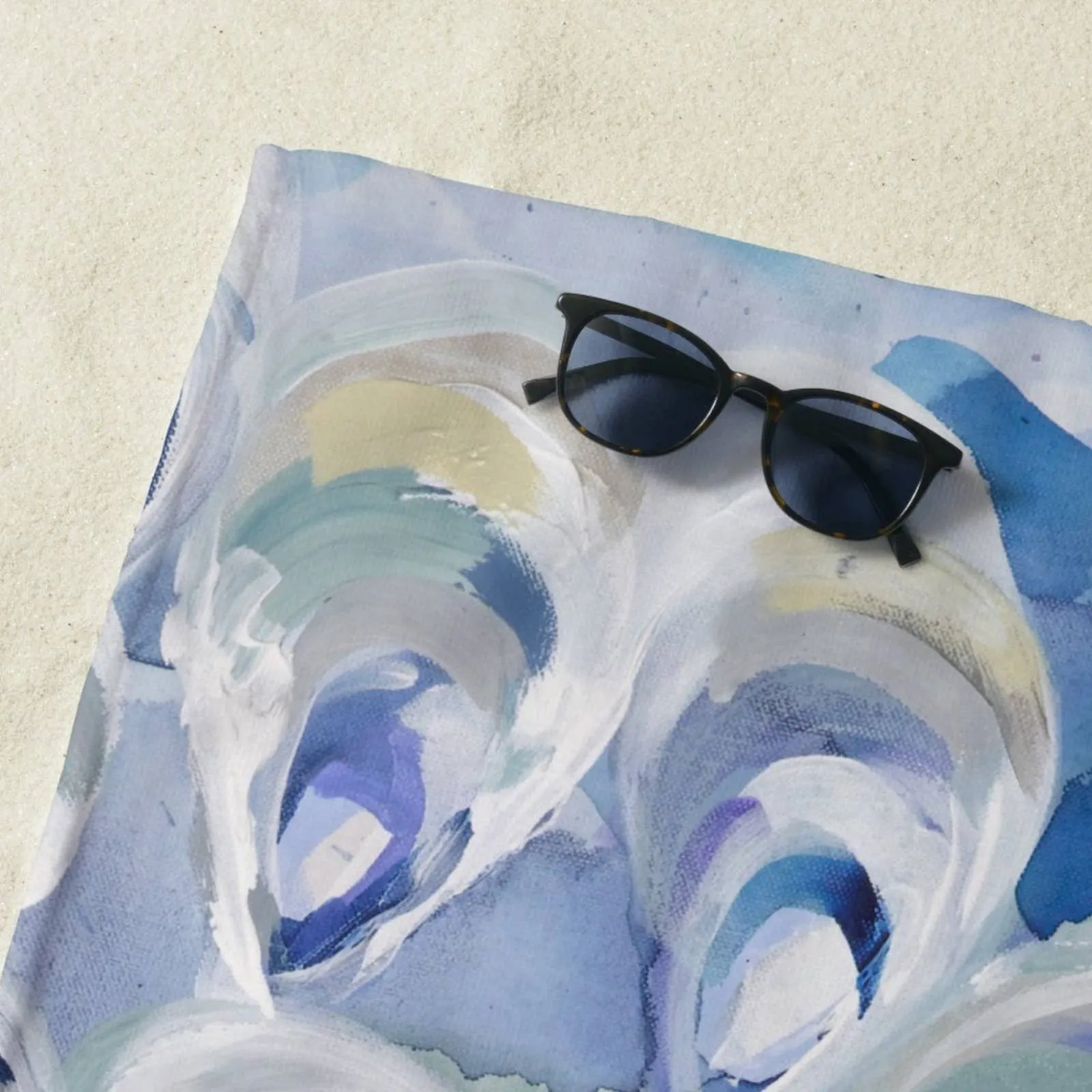 Kim Hovell Beach Towel - Twilight Reef