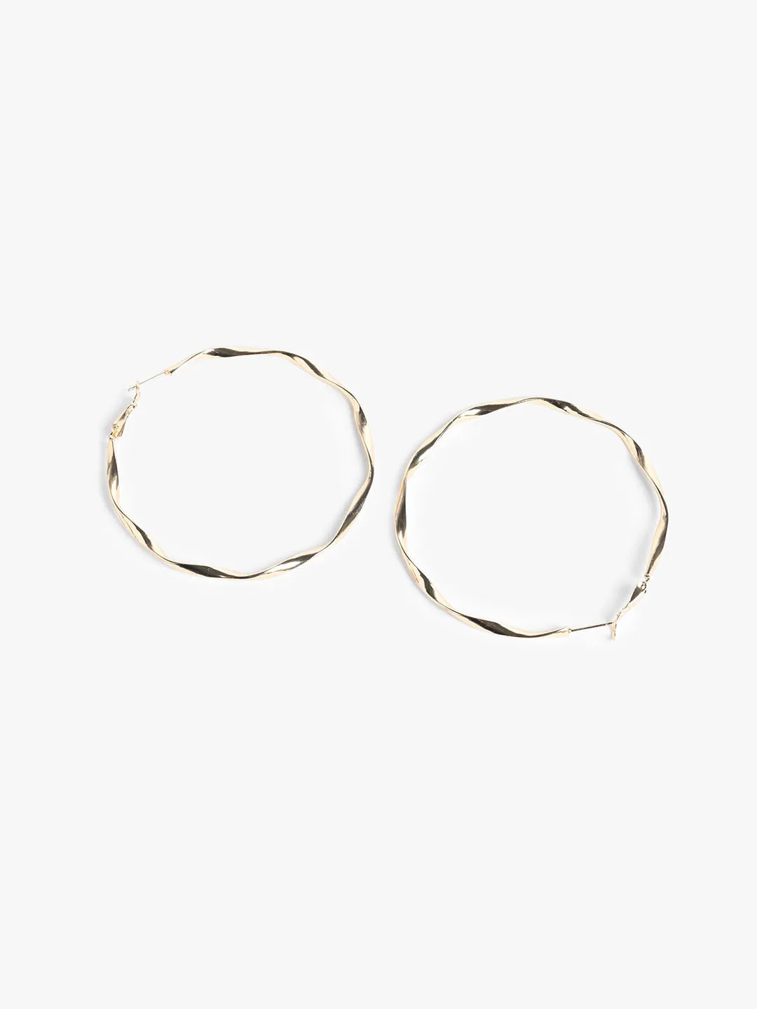 Large Classic Twisted Hoops