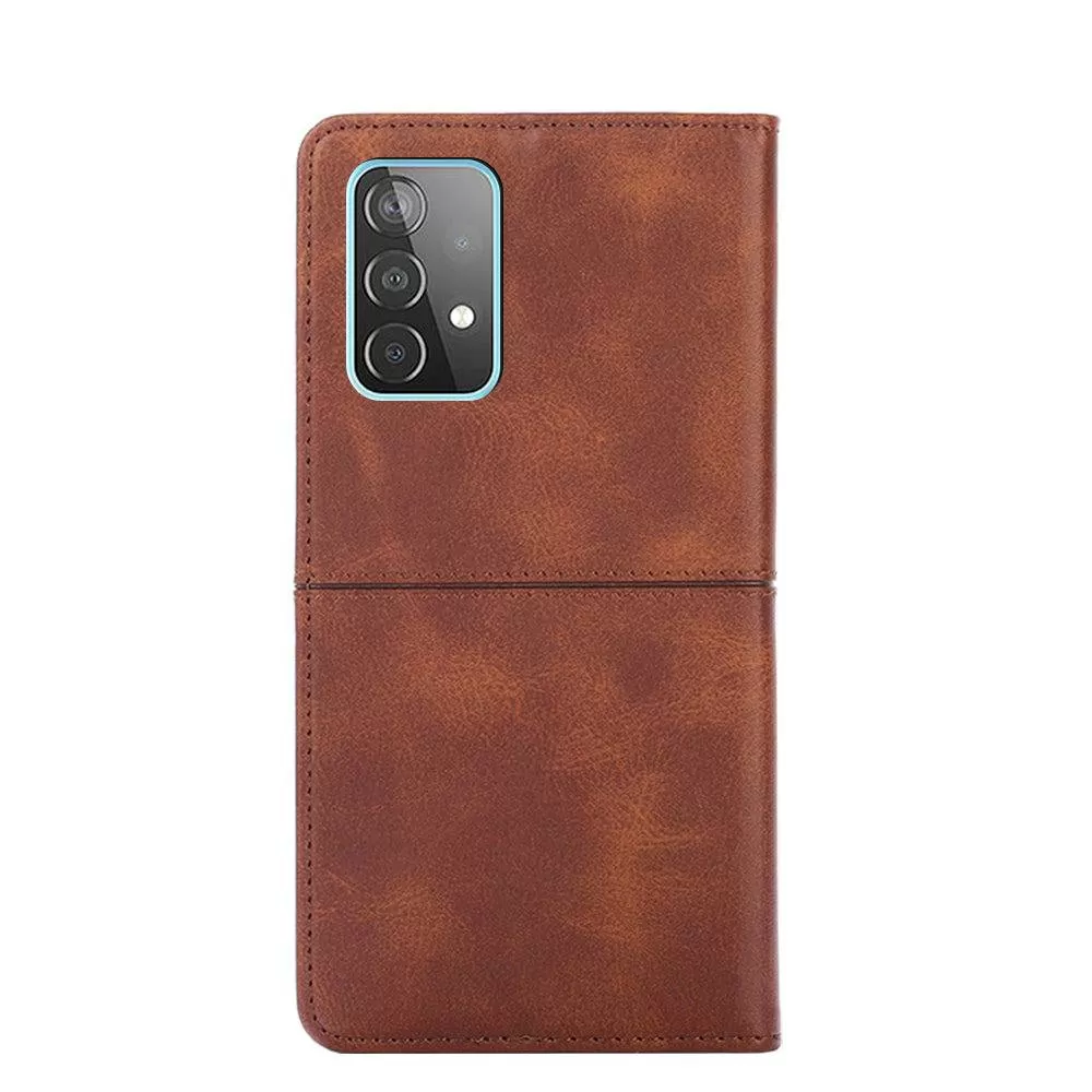 Leather Flip Wallet Cover for Samsung A52