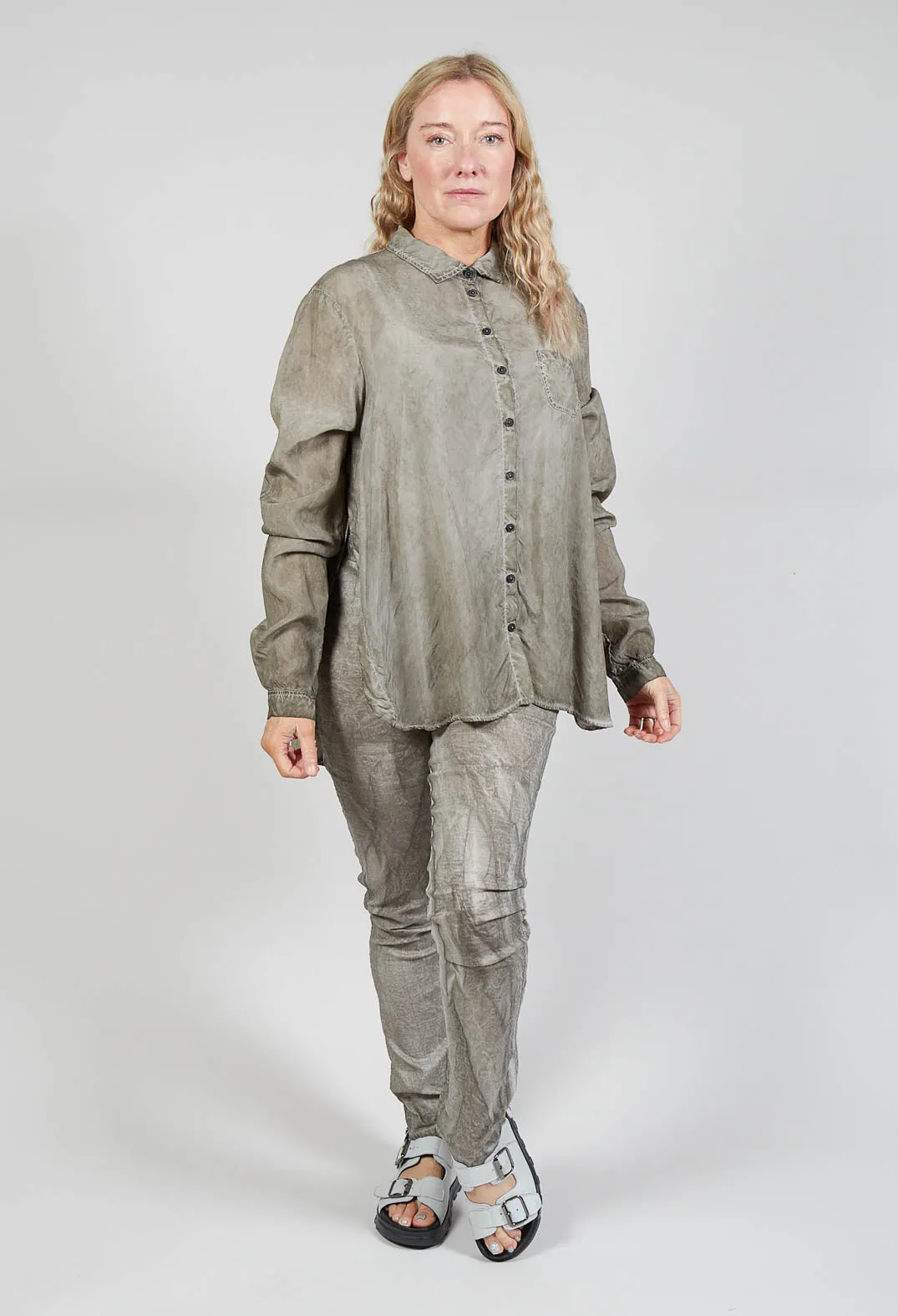 Lightweight Blouse in Hay Cloud