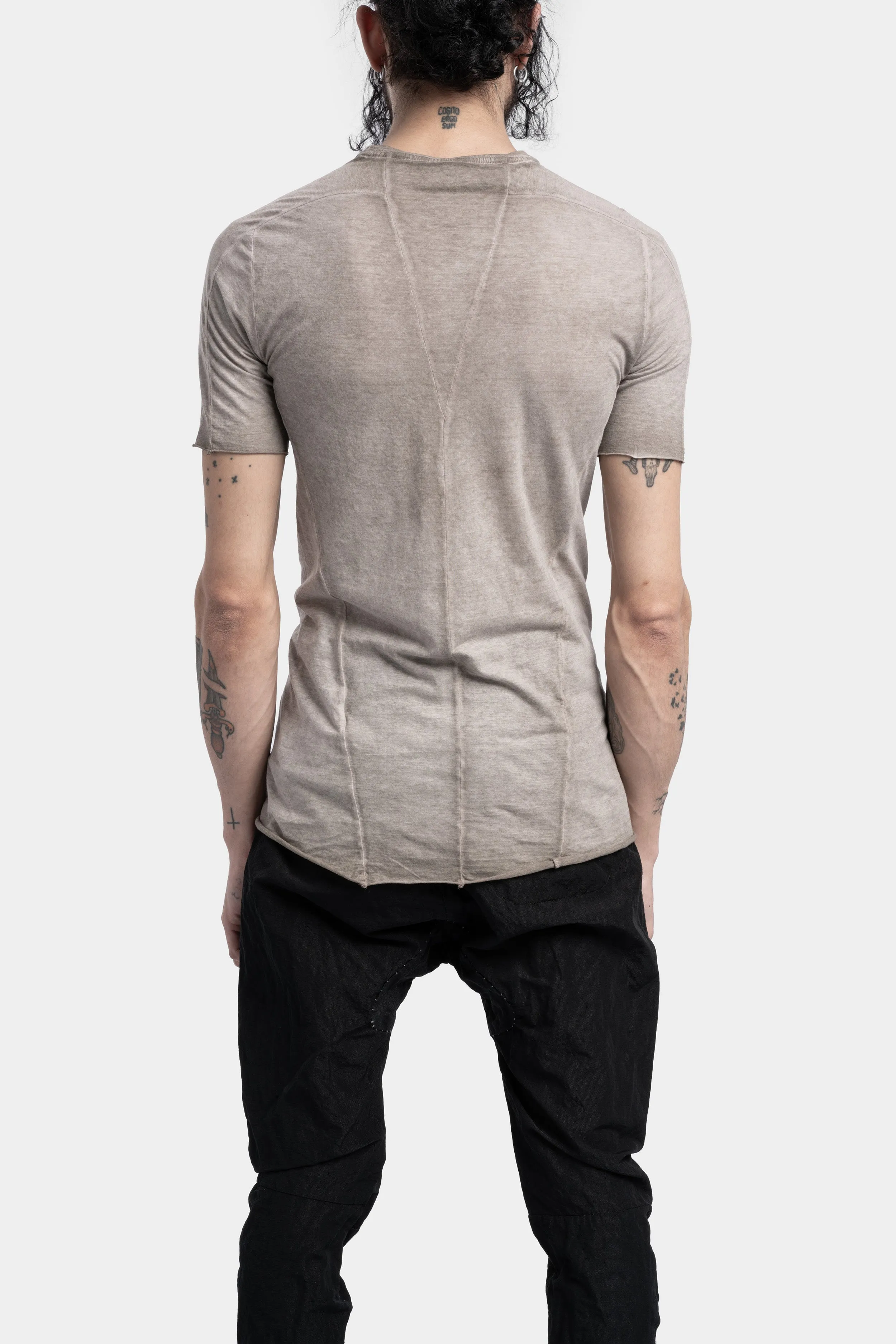 Lightweight cotton t-shirt, Shale