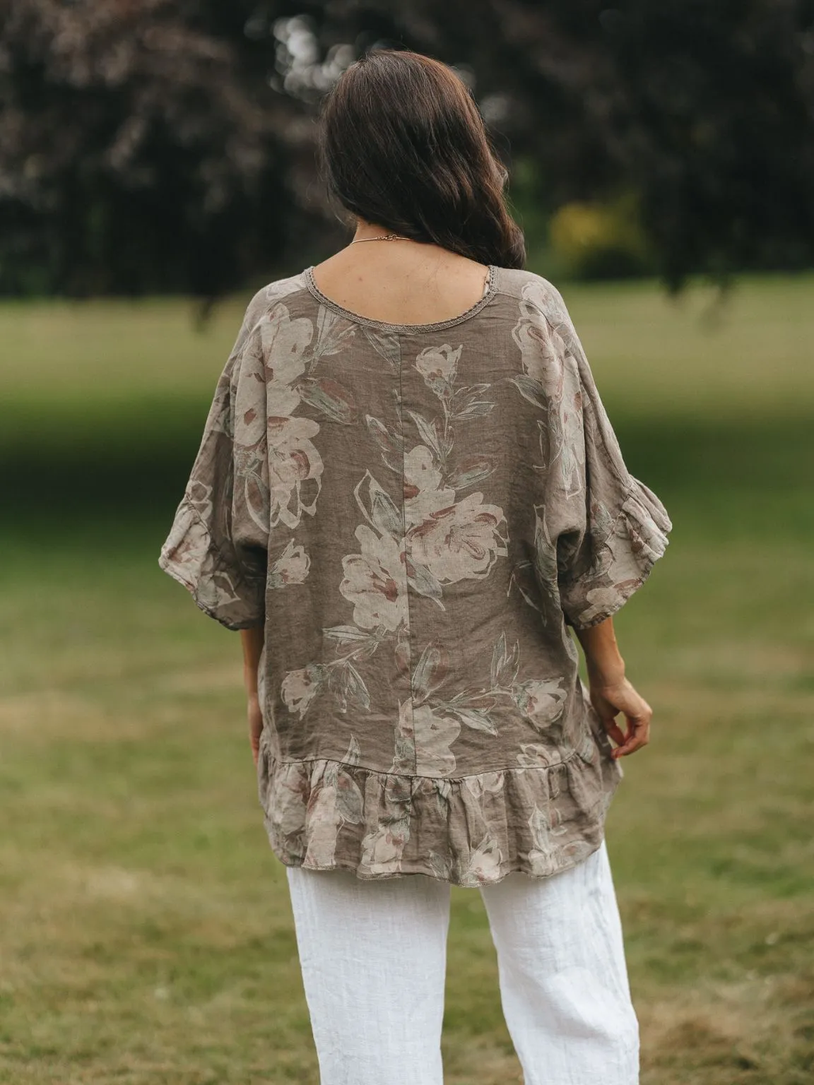 Lightweight Floral Frill Top Dolly