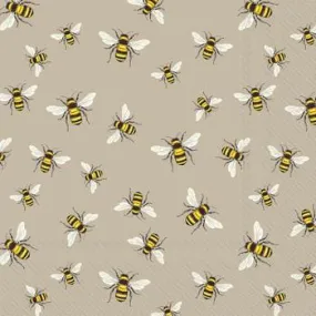 Lovely Bees Paper Lunch Napkins