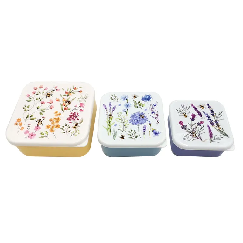 Lunch Boxes Set of 3 (M/L/XL) - Nectar Meadows LBOX94