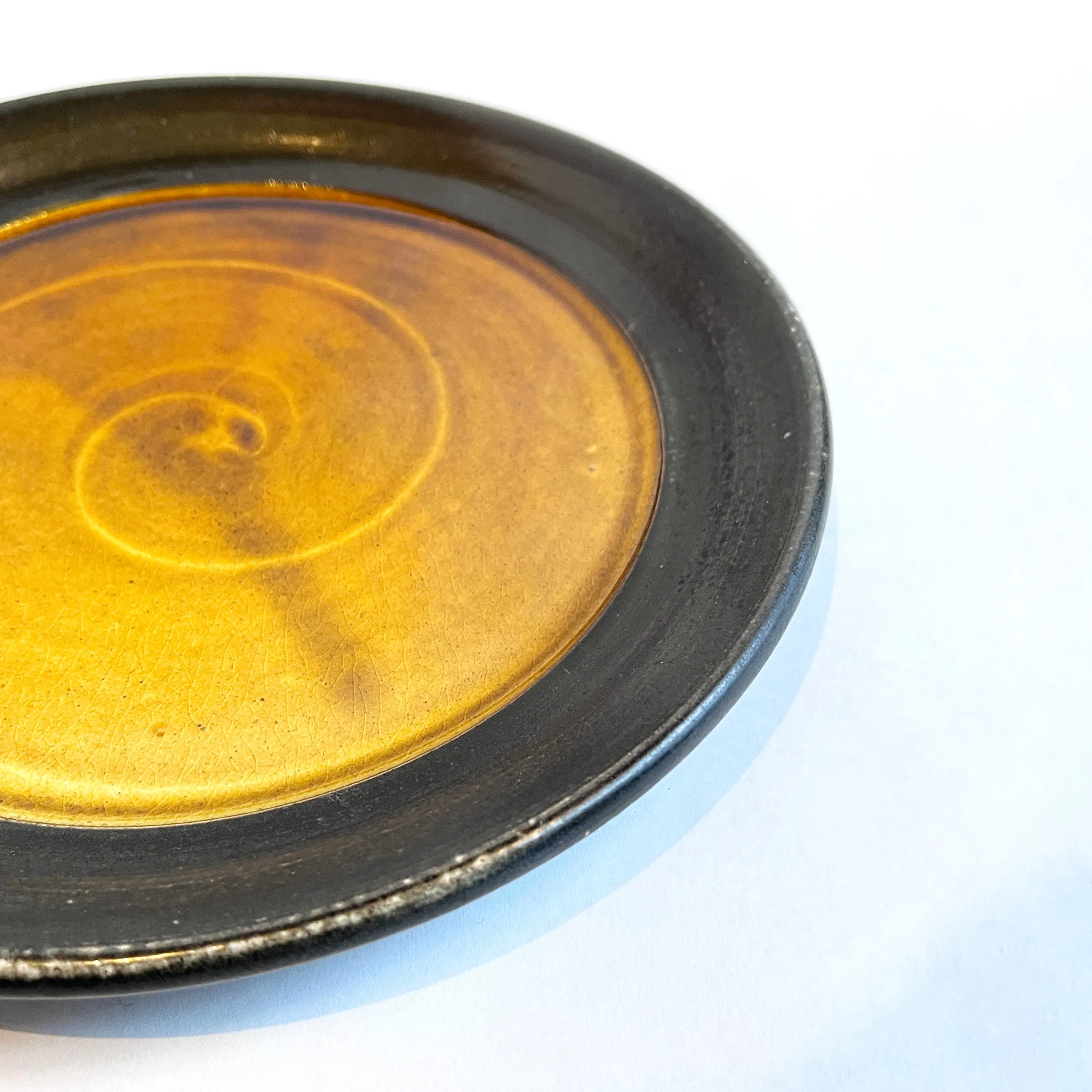 Lunch Plate in Amber Glaze