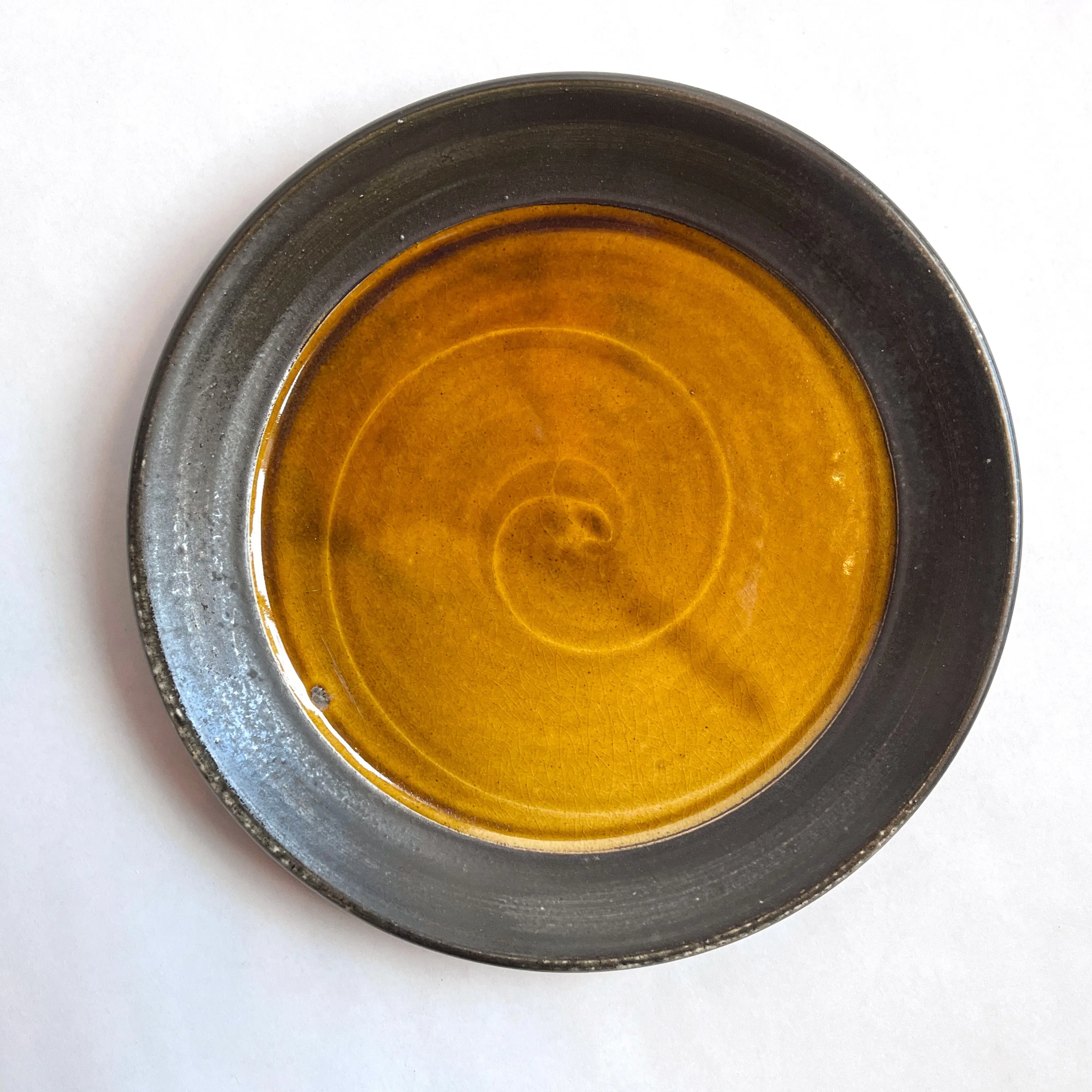 Lunch Plate in Amber Glaze