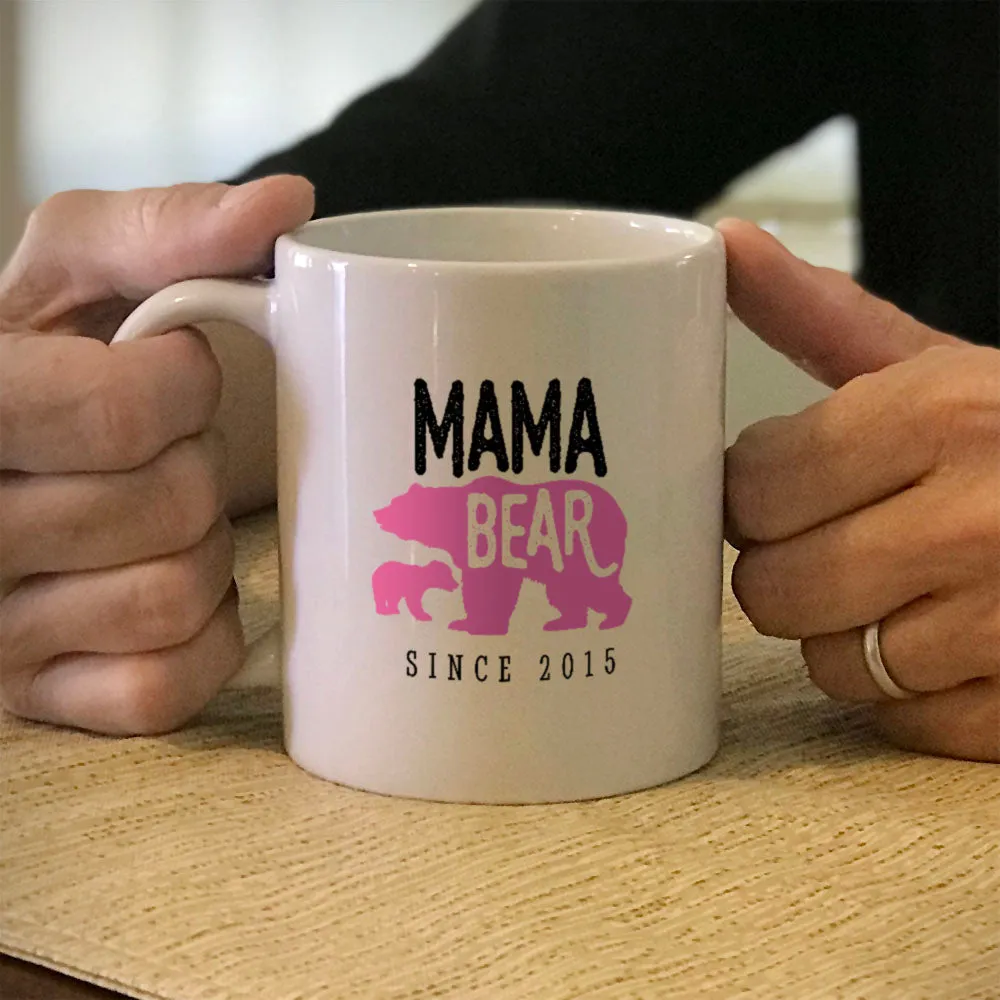 Mama Bear Personalized Ceramic Coffee Mug