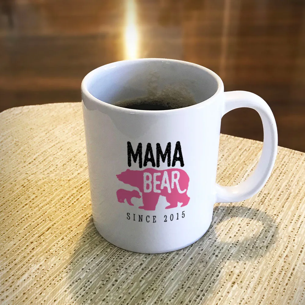 Mama Bear Personalized Ceramic Coffee Mug