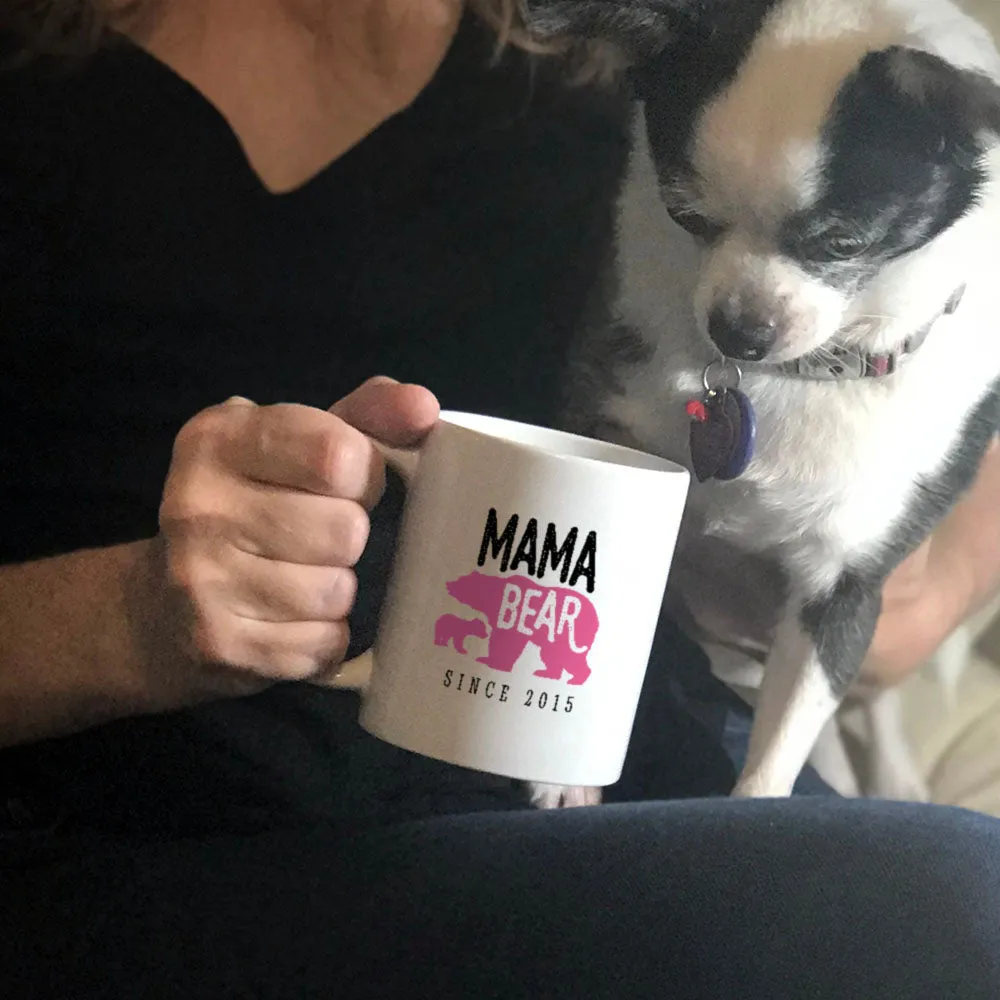 Mama Bear Personalized Ceramic Coffee Mug