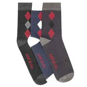 Men Pack of 3 Calf Length socks